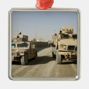 The Mine Resistant Ambush Protected Metal Tree Decoration