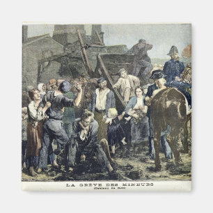 The Miner's Strike in Carmaux Magnet