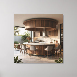 The Minimalist Circular Veranda Canvas Print