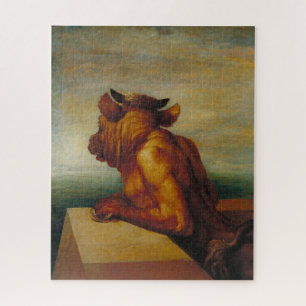 The Minotaur George Frederic Watts Art Jigsaw Puzzle