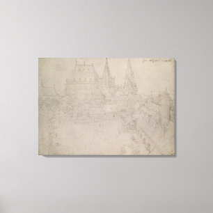The Minster at Aachen, 1520 Canvas Print