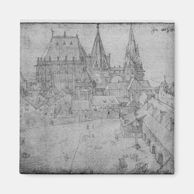 The Minster at Aachen, 1520 Magnet (Front)