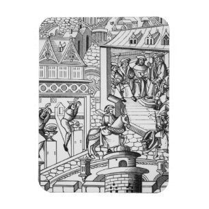 The Mint, after a woodcut in 'De l'Institution de Magnet