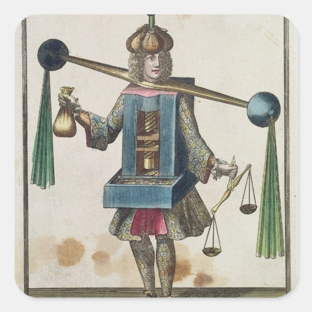 The Minter's Costume Square Sticker (Front)