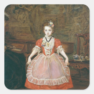 The Minuet Square Sticker