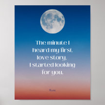 The minute I heard my first love story Poster