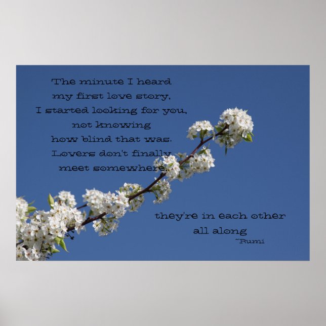 The Minute I heard my first love story Poster (Front)