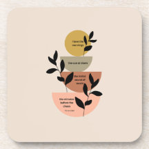 The Minutes Before the Chaos -Hard plastic coaster