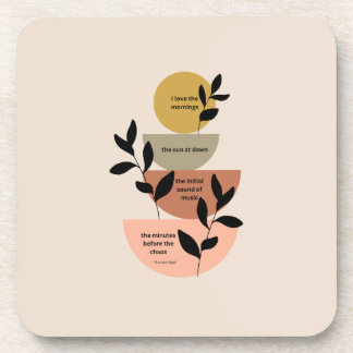 The Minutes Before the Chaos -Hard plastic coaster