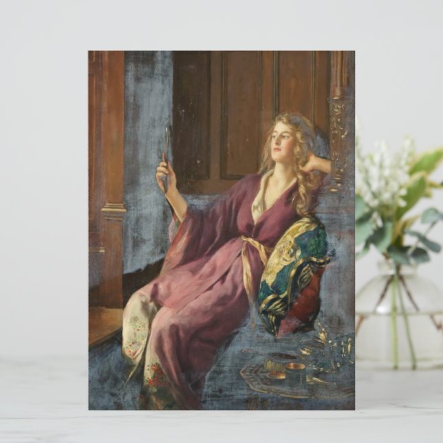 The Minx (by John Collier) Card (Standing Front)