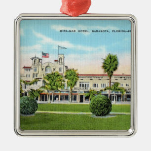 The Mira-Mar Hotel Sarasota Mug Metal Tree Decoration