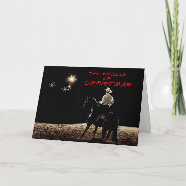 The Miracle of Christmas Holiday Card (Front)