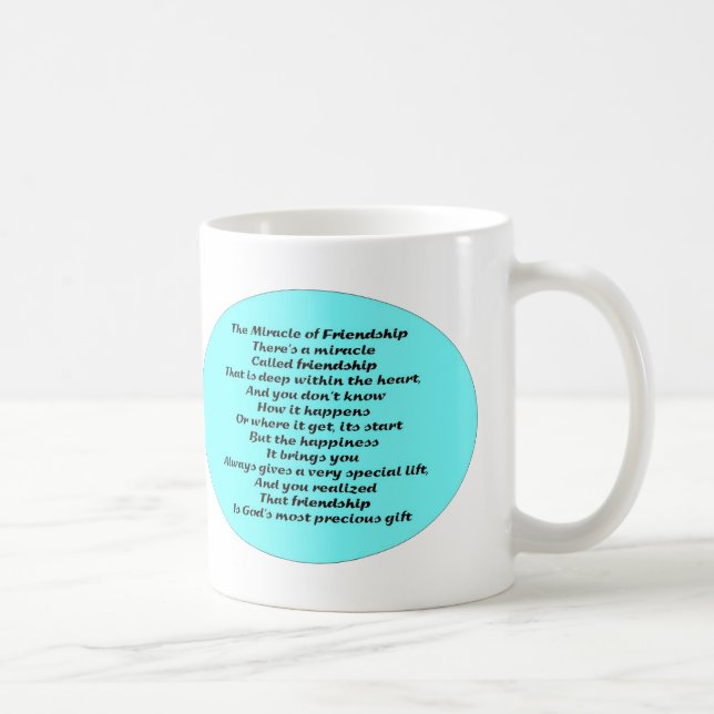 The Miracle of Friendship Coffee Mug (Right)