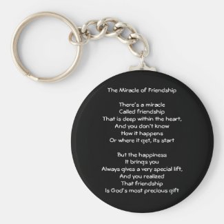 The Miracle of Friendship Key Ring