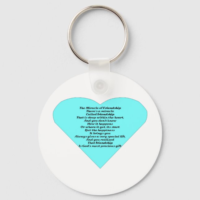 The Miracle of Friendship Key Ring (Front)