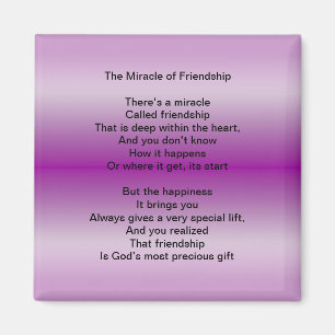 The Miracle of Friendship magnet