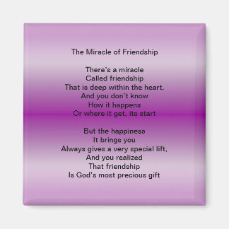 The Miracle of Friendship magnet
