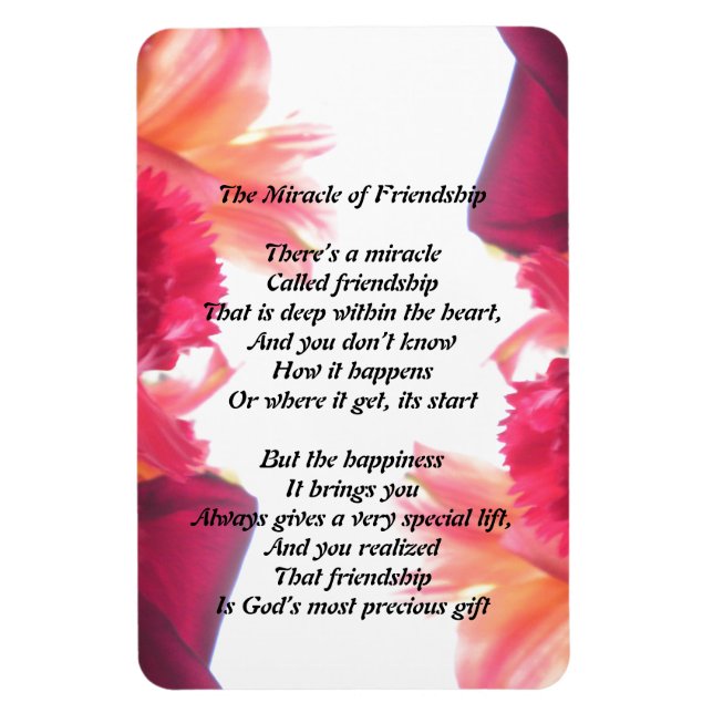 The Miracle of Friendship Magnet (Vertical)