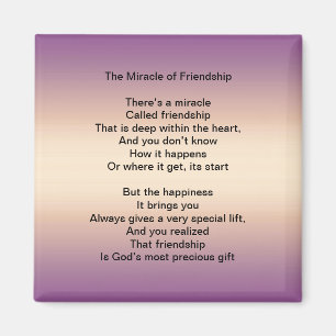 The Miracle of Friendship magnet