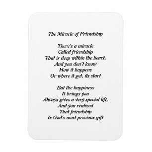 The Miracle of Friendship Magnet