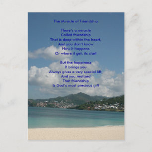 The Miracle of Friendship Postcard
