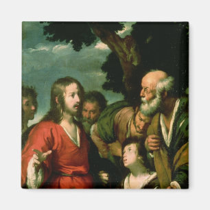 The Miracle of the Loaves and Fishes, c.1630 Magnet