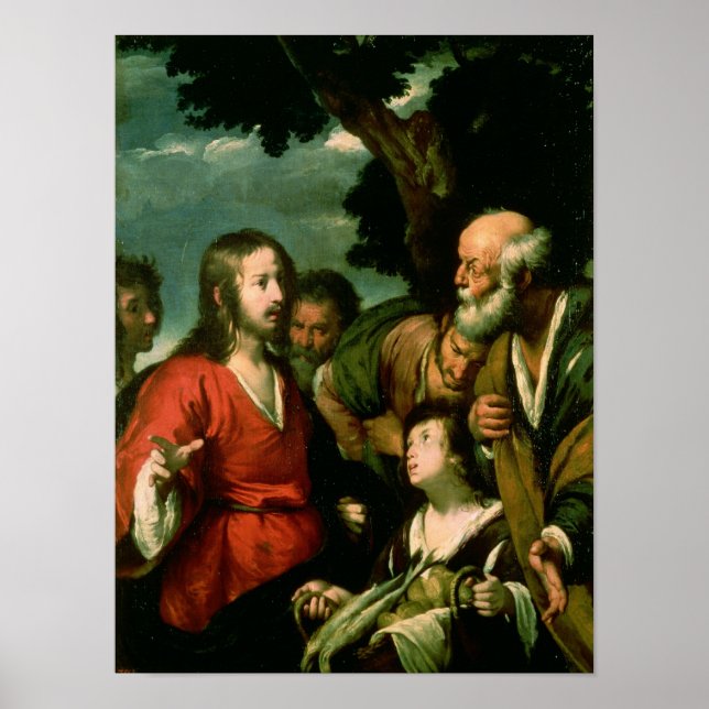 The Miracle of the Loaves and Fishes, c.1630 Poster (Front)