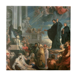 The Miracles Of Saint Francis Xavier Tile