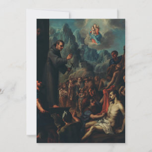 The Miracles of Saint Salvador of Horta Holiday Card