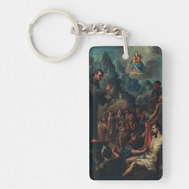 The Miracles of Saint Salvador of Horta Key Ring (Front)