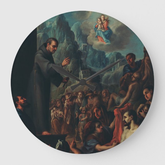 The Miracles of Saint Salvador of Horta Large Clock (Front)