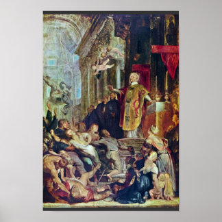 The Miracles Of St. Ignatius Of Loyola By Rubens Poster