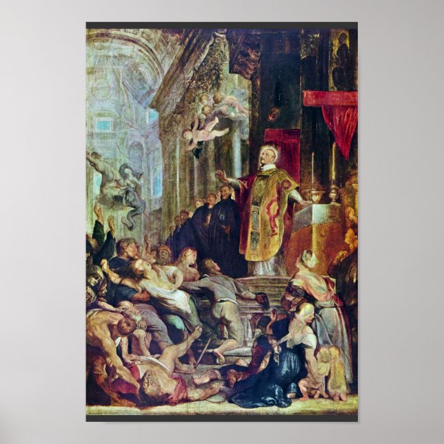 The Miracles Of St. Ignatius Of Loyola By Rubens Poster (Front)