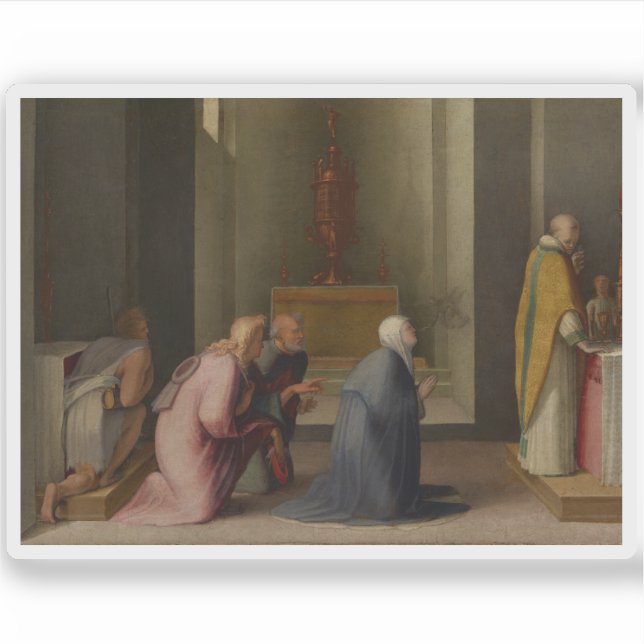 The Miraculous Communion of St Catherine of Siena (Front)