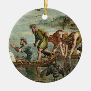 The Miraculous Draught of Fishes (cartoon for the Ceramic Tree Decoration