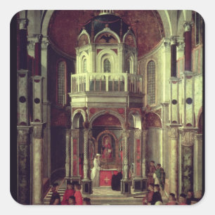 The Miraculous Healing of Pietro de' Ludovici, 150 Square Sticker