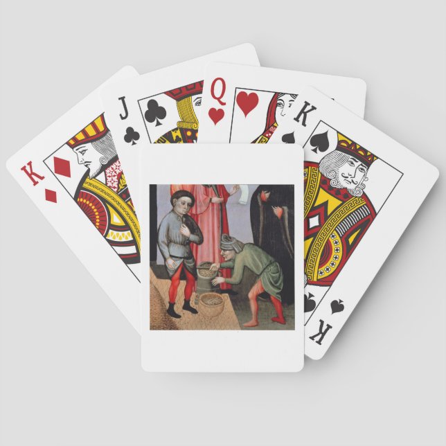 The Miraculous Multiplication of the Grain, detail Playing Cards (Back)