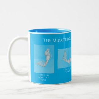 The Miraculous Ribbon Of Our Lady Two-Tone Coffee Mug