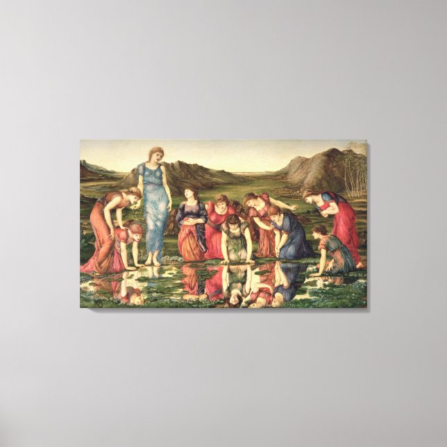 The Mirror of Venus, 1870-76 (oil on canvas) Canvas Print (Front)