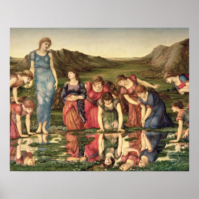 The Mirror of Venus, 1870-76 (oil on canvas) Poster (Front)