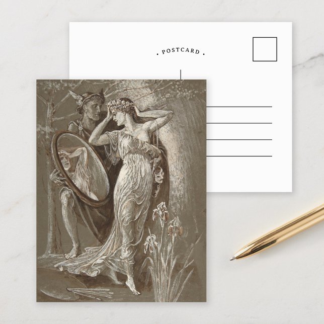 The Mirror of Venus | Walter Crane Postcard (Creator Uploaded)