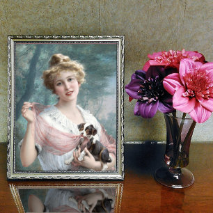 The Mischievous Puppy by Emile Vernon Poster