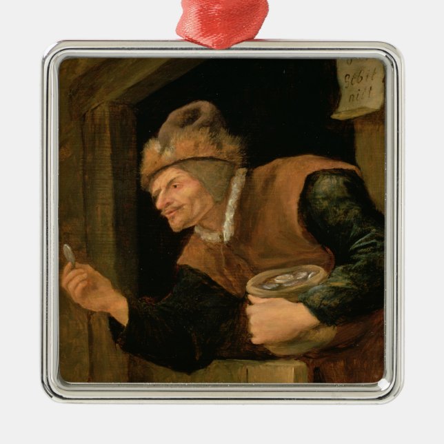 The Miser Metal Tree Decoration (Front)