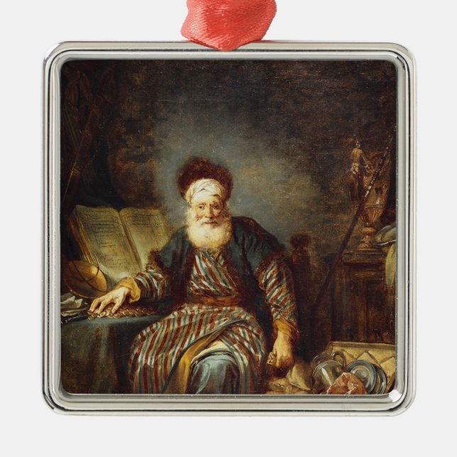 The Miser Metal Tree Decoration (Front)