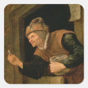 The Miser Square Sticker