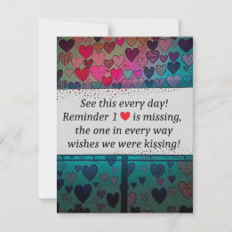 The Missing Heart Loves You Card