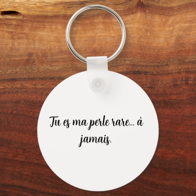 The Missing Pearl Key Ring (Back)