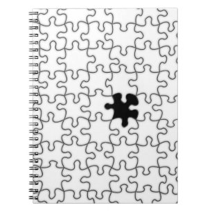 The Missing Puzzle Piece Pattern Notebook