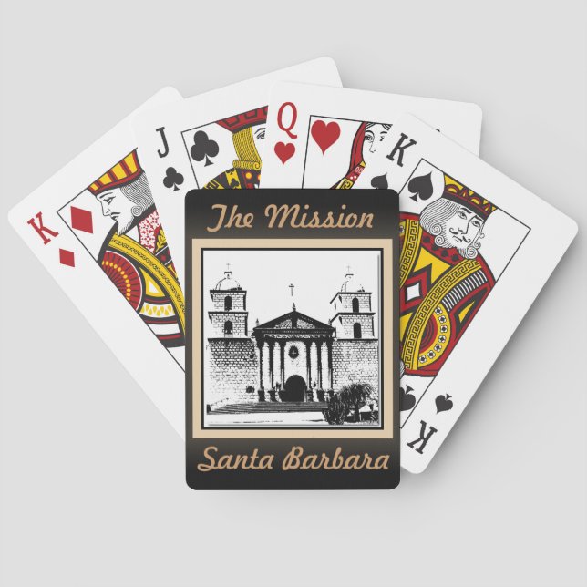 The Mission - Santa Barbara Playing Cards (Back)