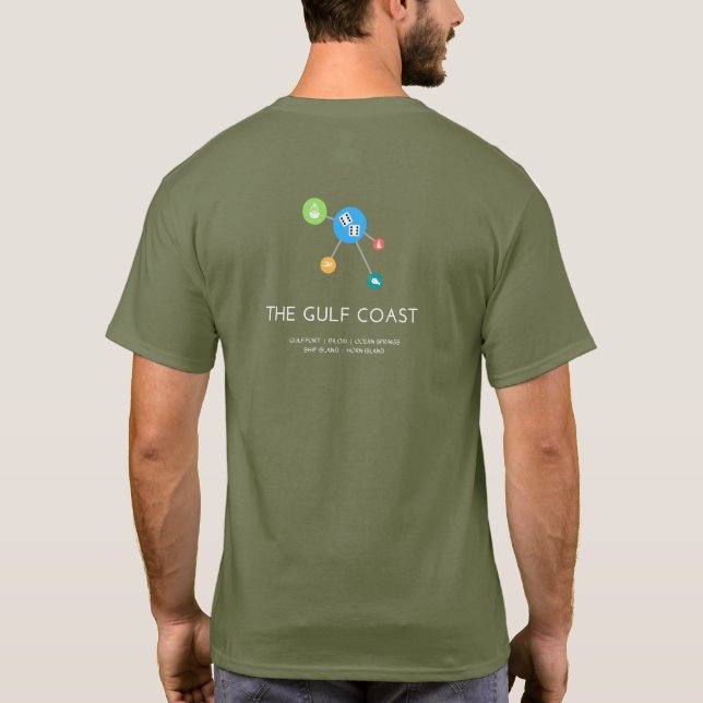The Mississippi Gulf Coast! T-Shirt (Back)